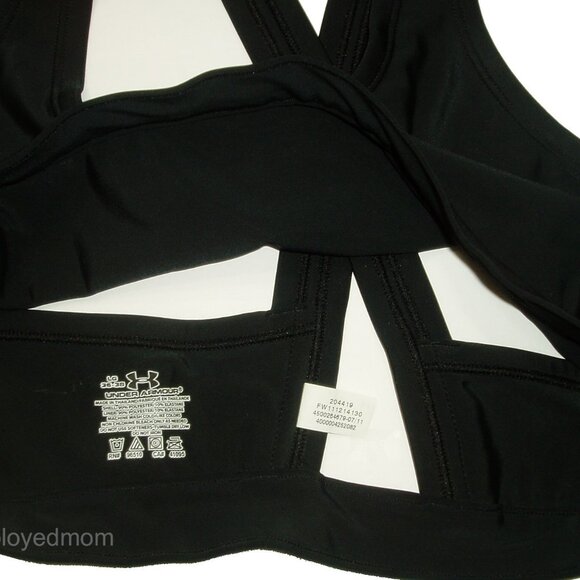 Women's Under Armour Sports Bra Athletic Black UA NWOT - Picture 5 of 6